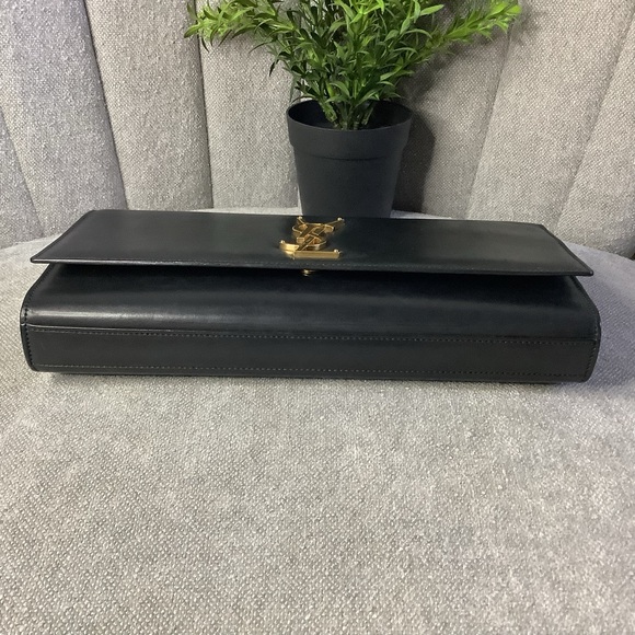 SAINT LAURENT KATE CLUTCH IN SOFT LEATHER - Picture 6 of 11